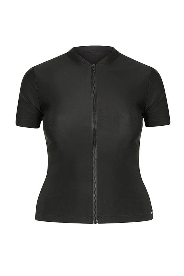 Capriosca Plain Short Sleeve Wetshirt