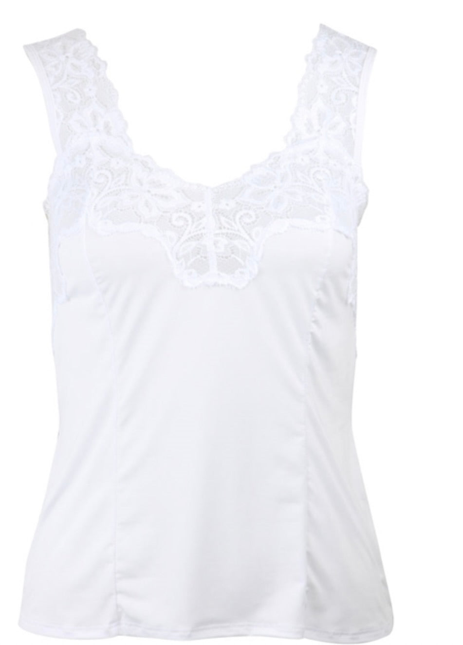 Essence Classic Singlet Camisole with Cut away Lace