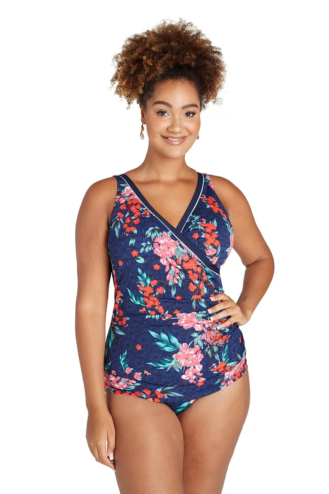 Genevieve Cross Over Sheath Swimsuit