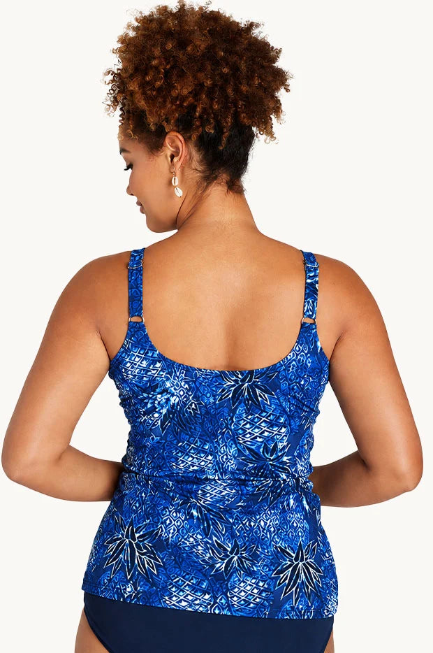 Genevieve Scoop Neck Tankini Top