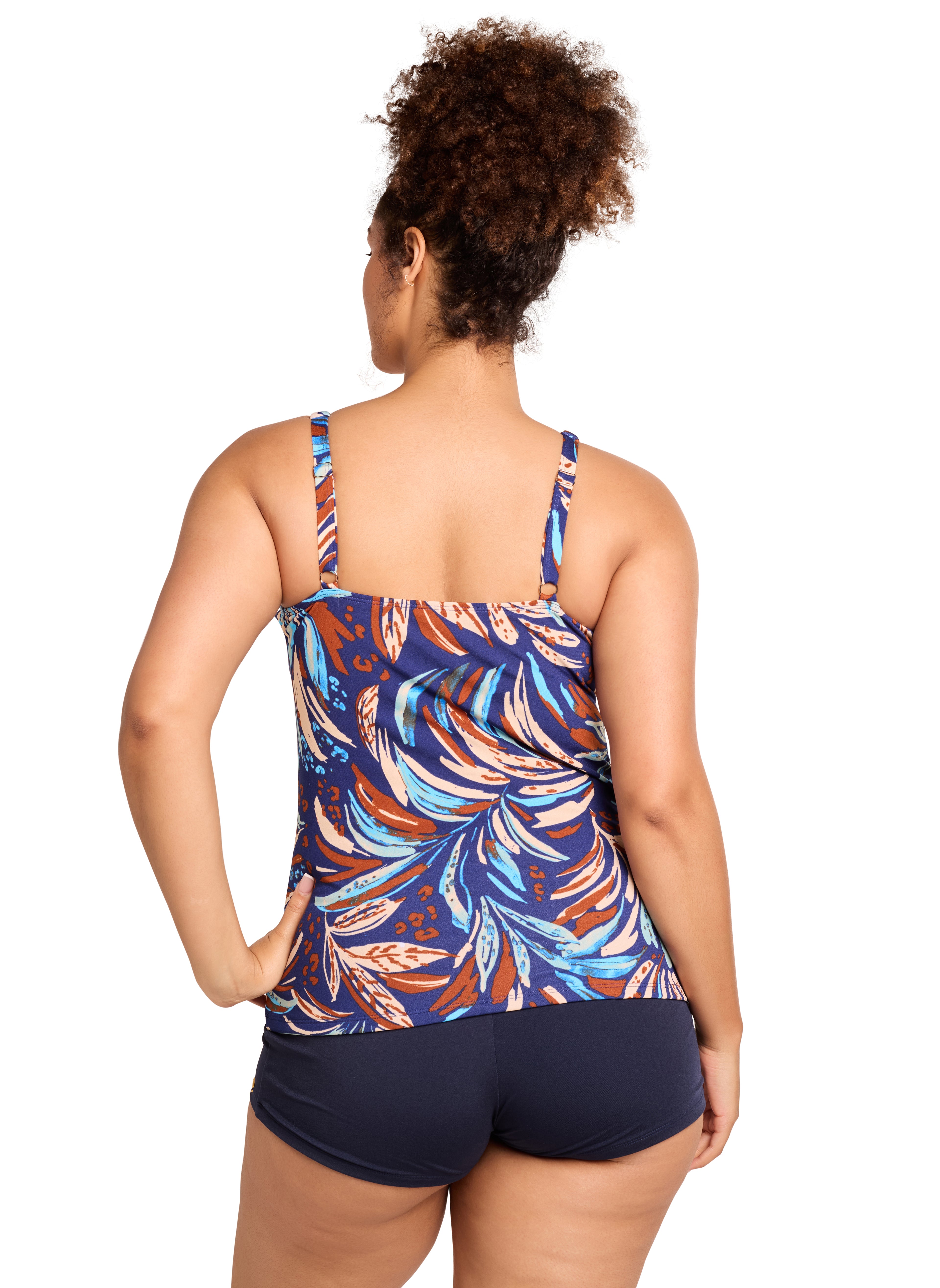 Genevieve Twist Front Tankini Top