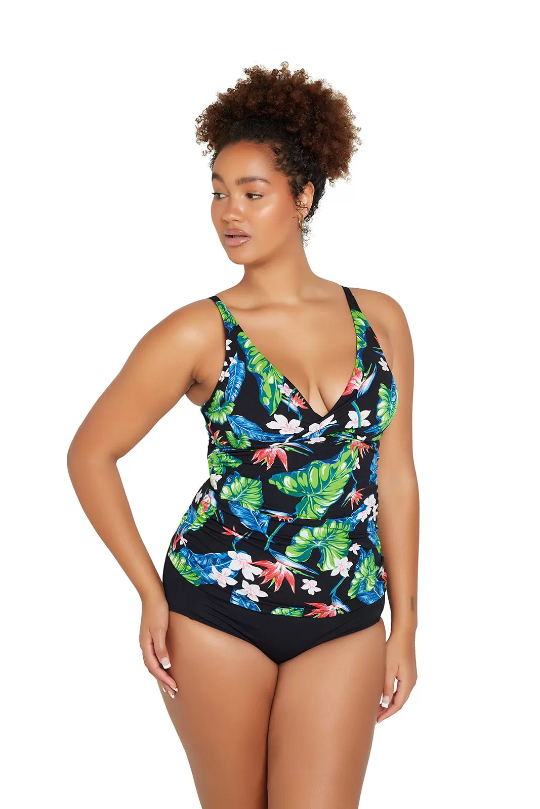 Genevieve Cross Over Tankini Top