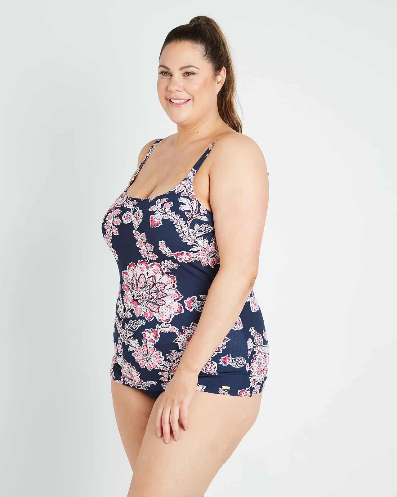 Genevieve Scoop Neck Tankini Top