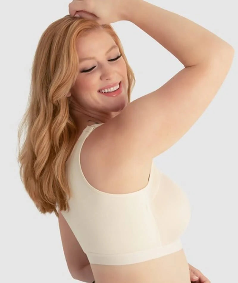 Leading Lady Lillian Wirefree Back Smoothing Front Close Bra