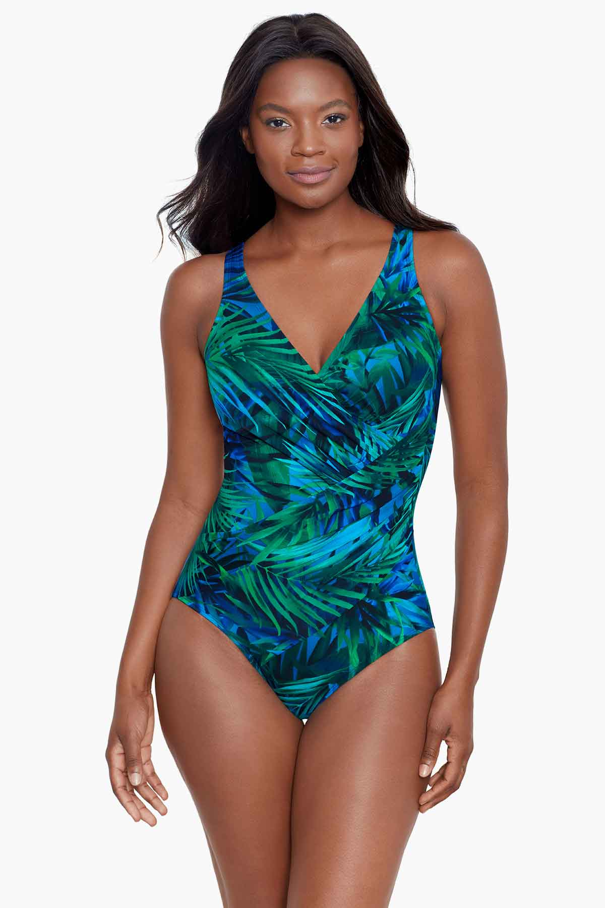 Miraclesuit Swim Oceanus One Piece in Palm Reeder Swimsuit