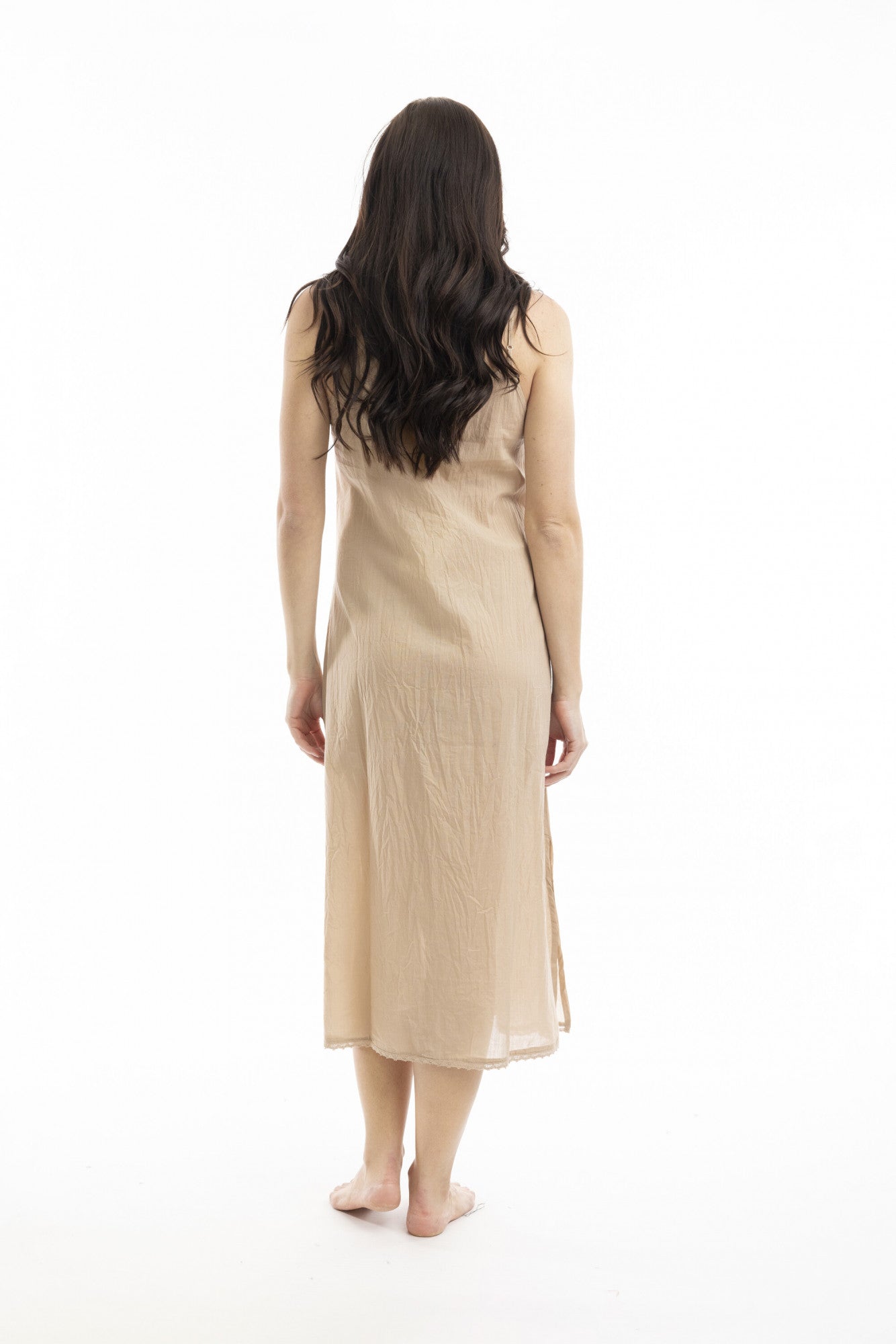 Orientique Maxi Length Cotton Slip