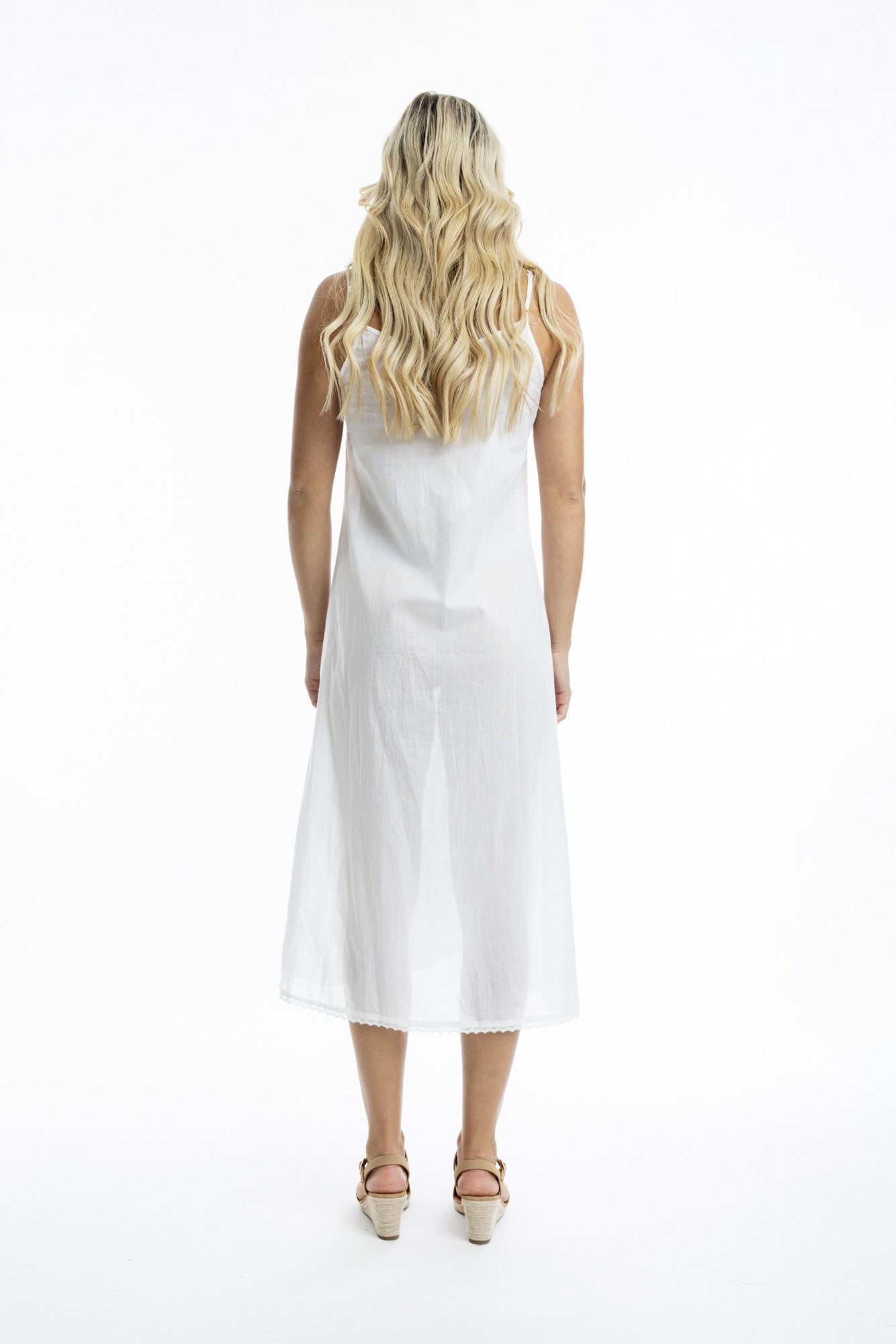 Orientique Maxi Length Cotton Slip