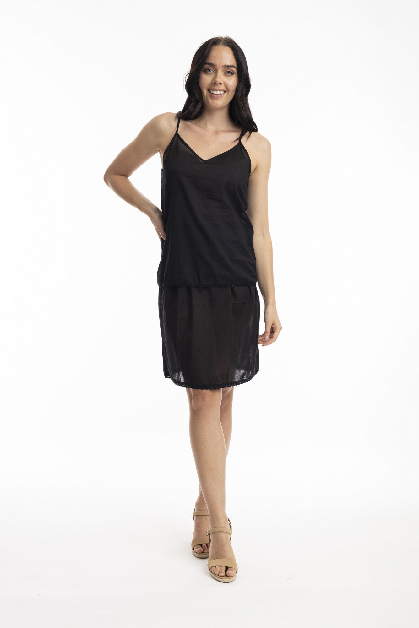 Orientique Short Cotton Cami Slip