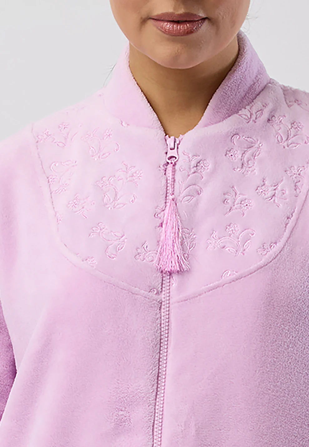 Schrank Zip Embroidered Gown