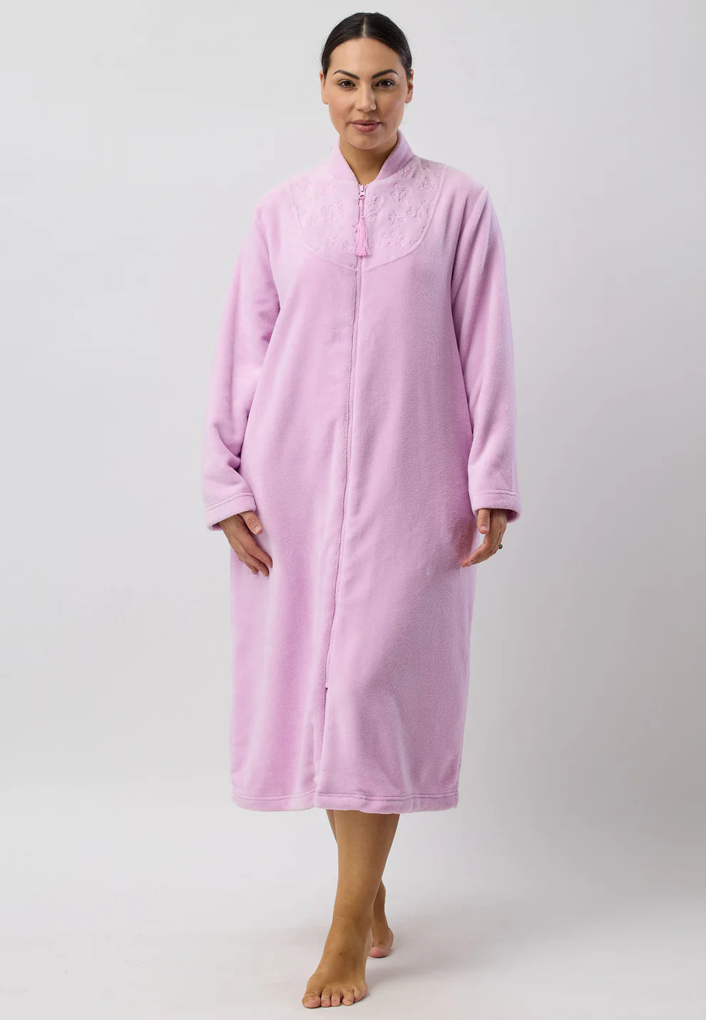 Schrank Zip Embroidered Gown