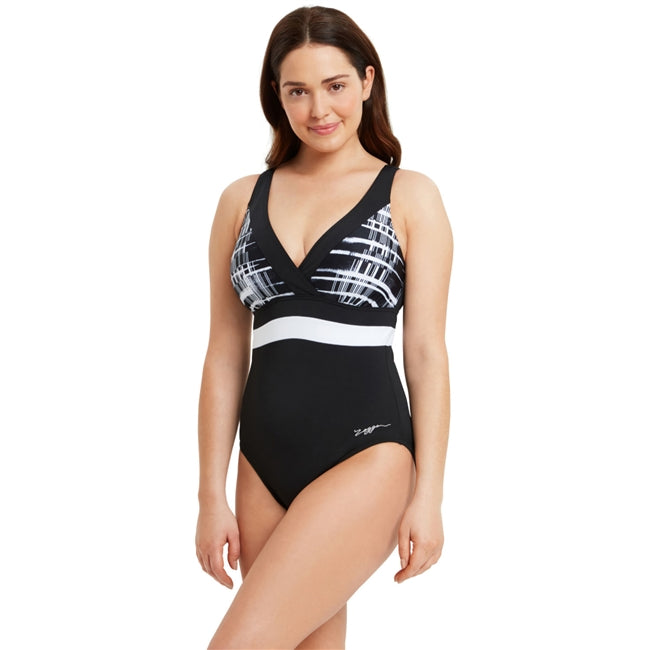 Zoggs Square Back One Piece Swimsuit