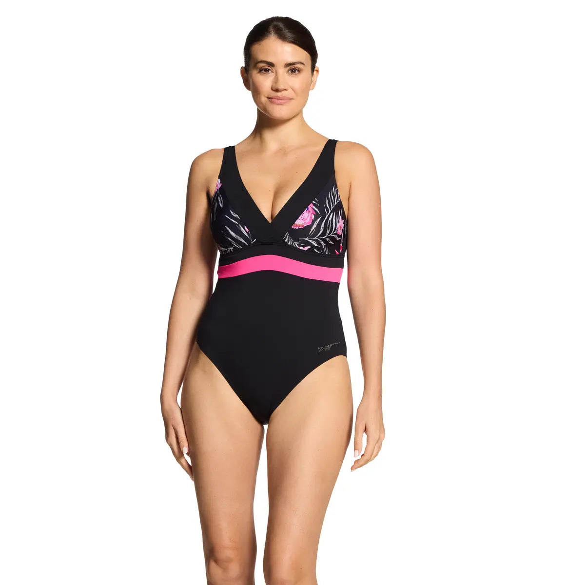 Zoggs Square Back One Piece Swimsuit