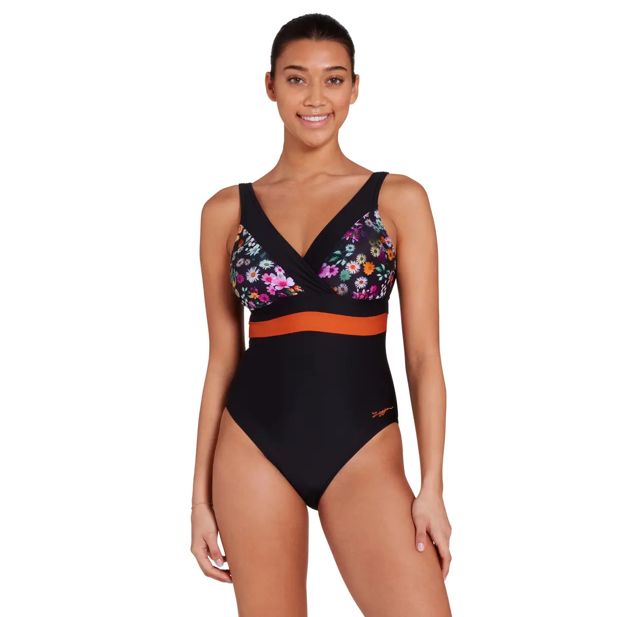 Zoggs Square Back One Piece Swimsuit