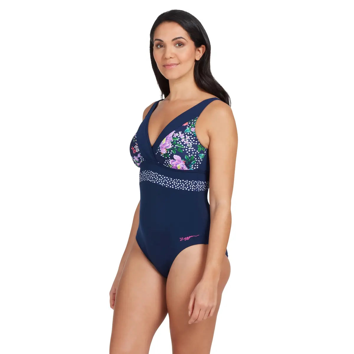 Zoggs Square Back One Piece Swimsuit