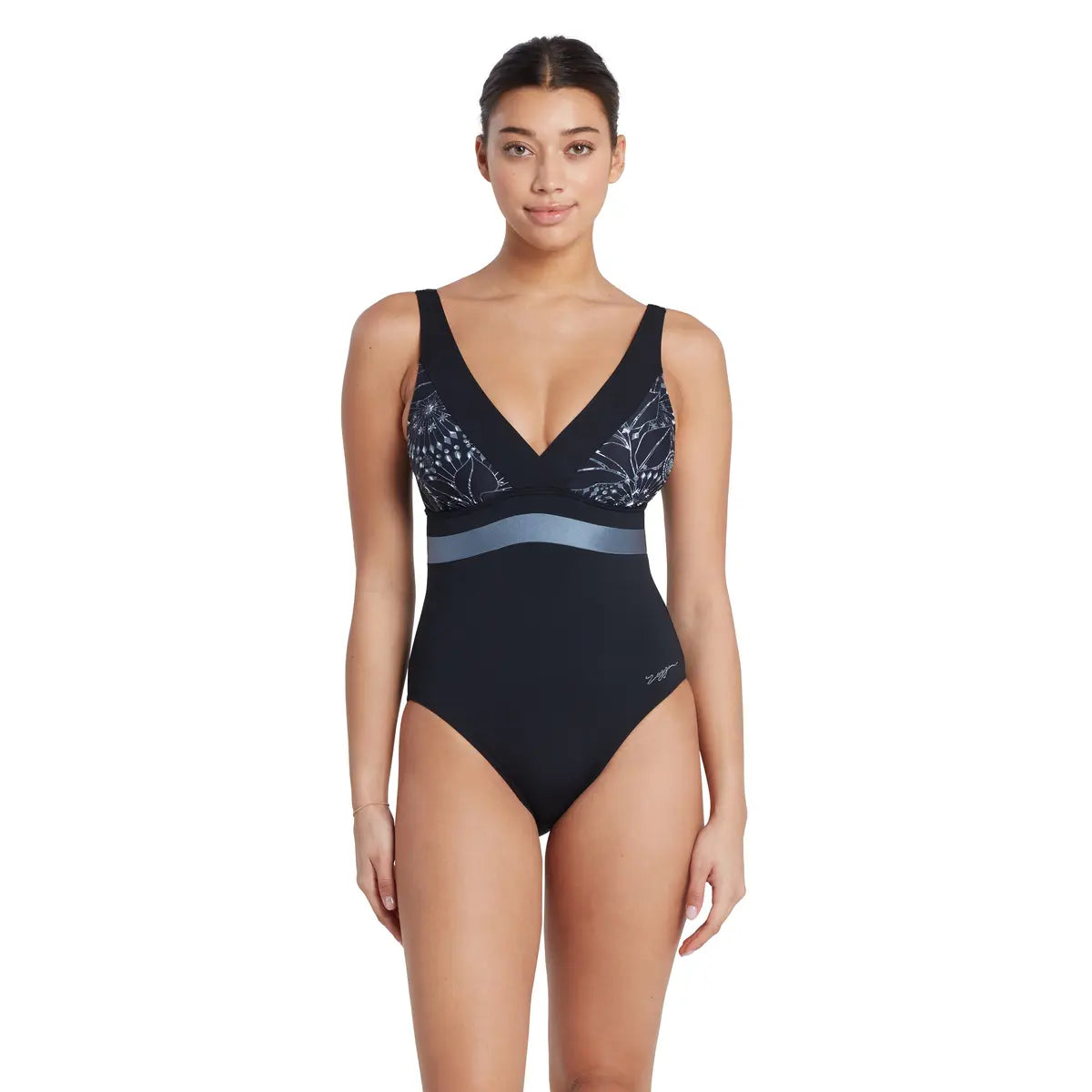 Zoggs Square Back One Piece Swimsuit