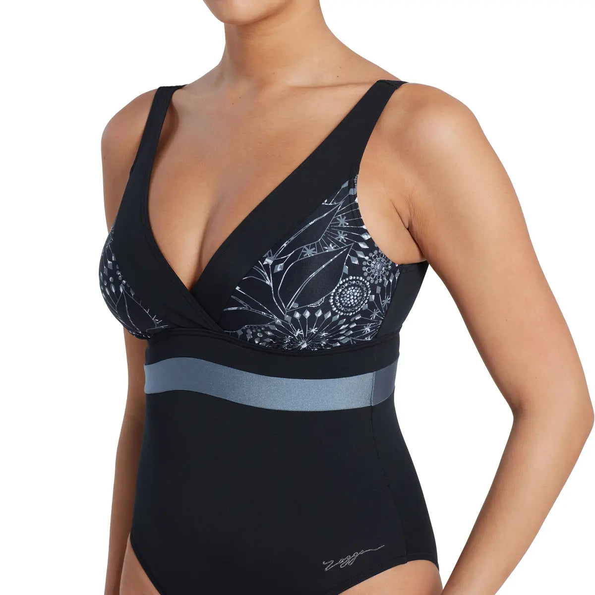 Zoggs Square Back One Piece Swimsuit