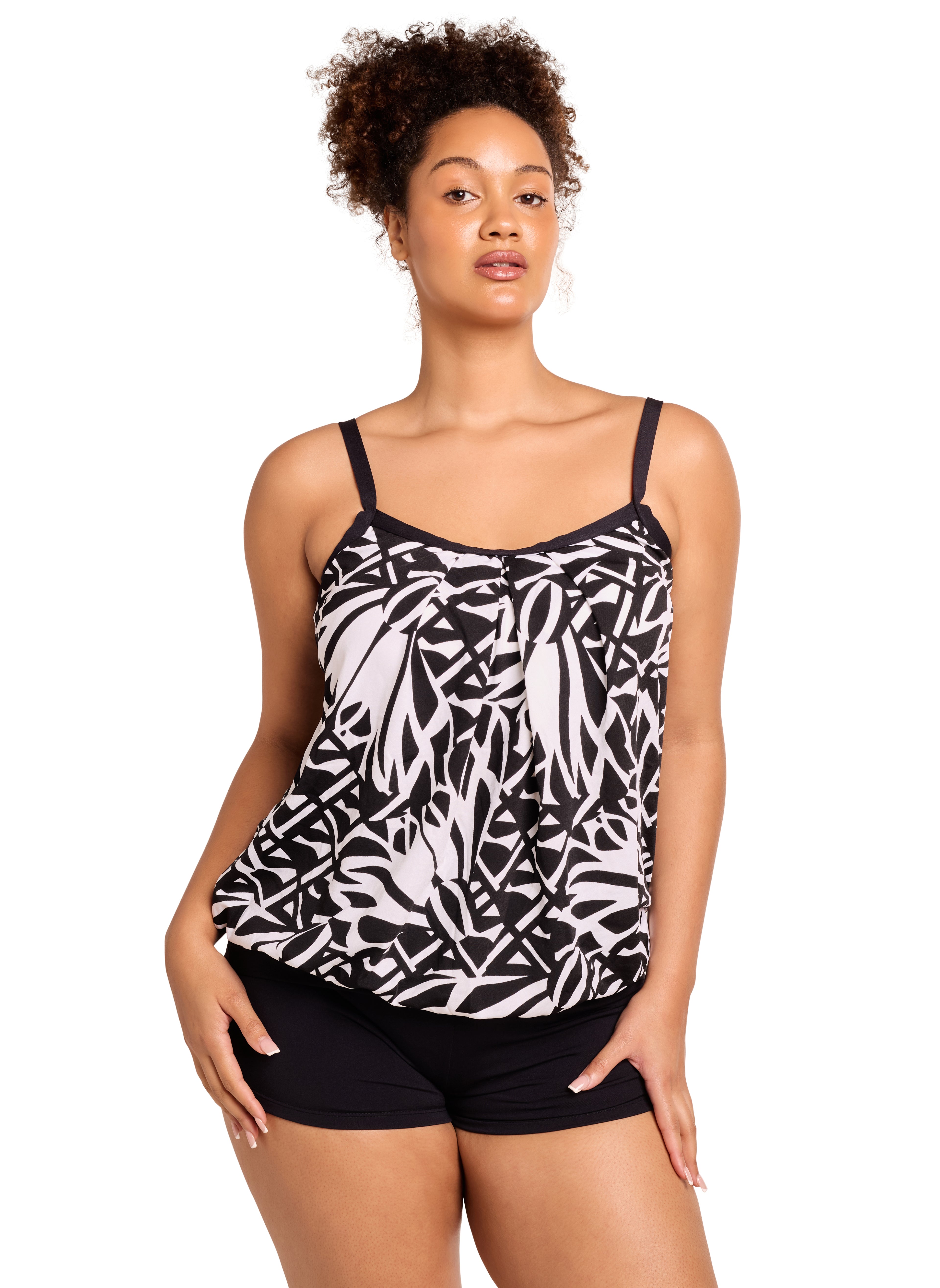 Genevieve Blouson Tankini Top