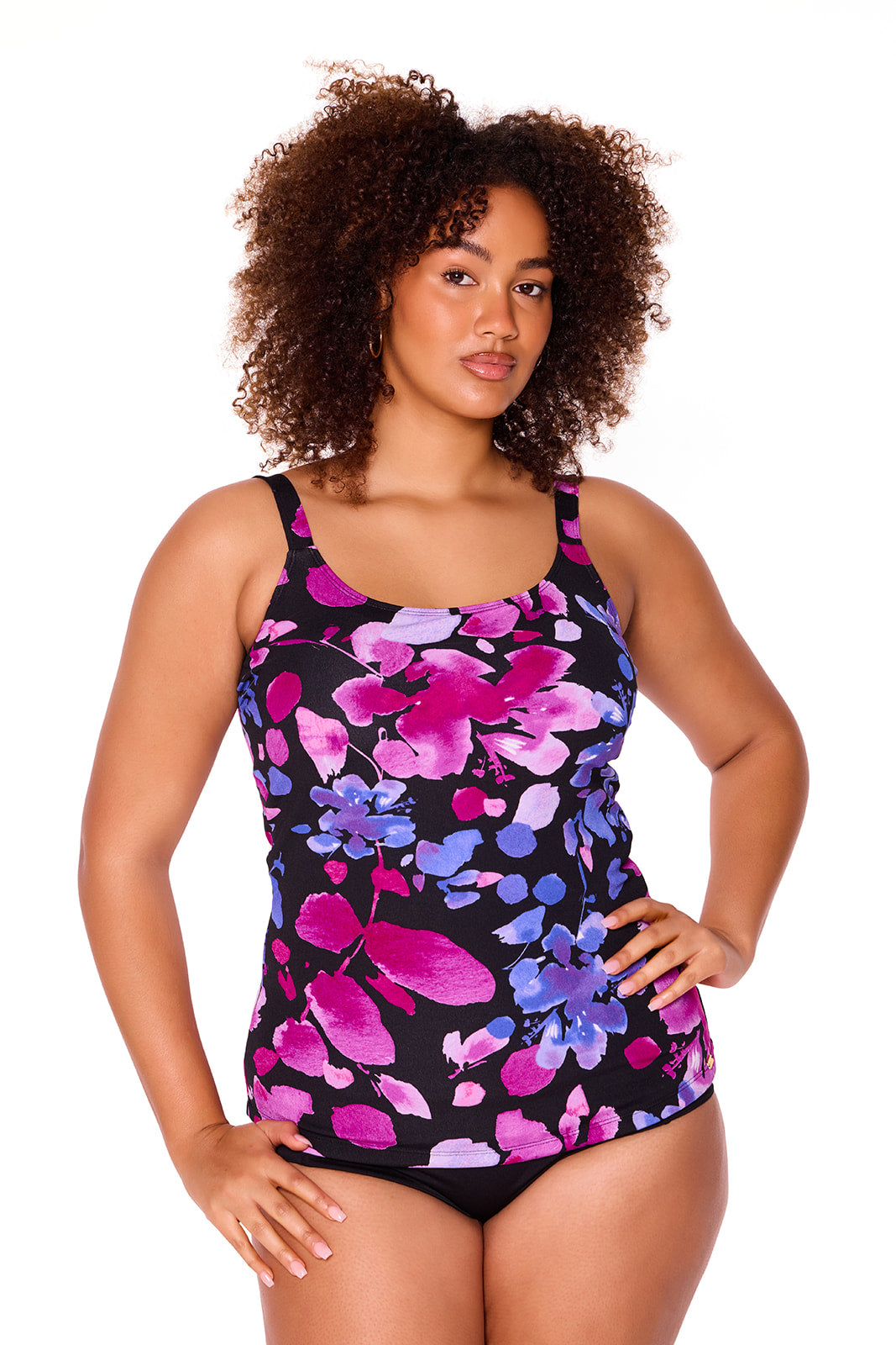 Genevieve Scoop Neck Tankini Top