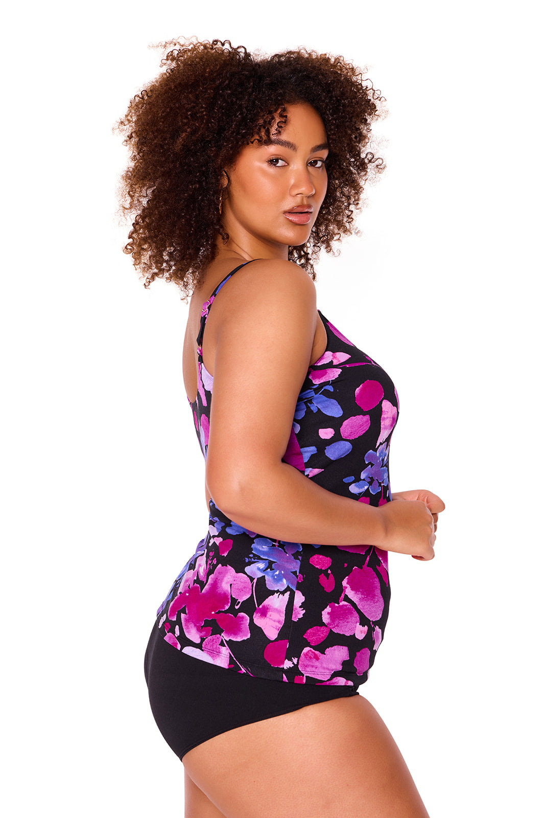 Genevieve Scoop Neck Tankini Top