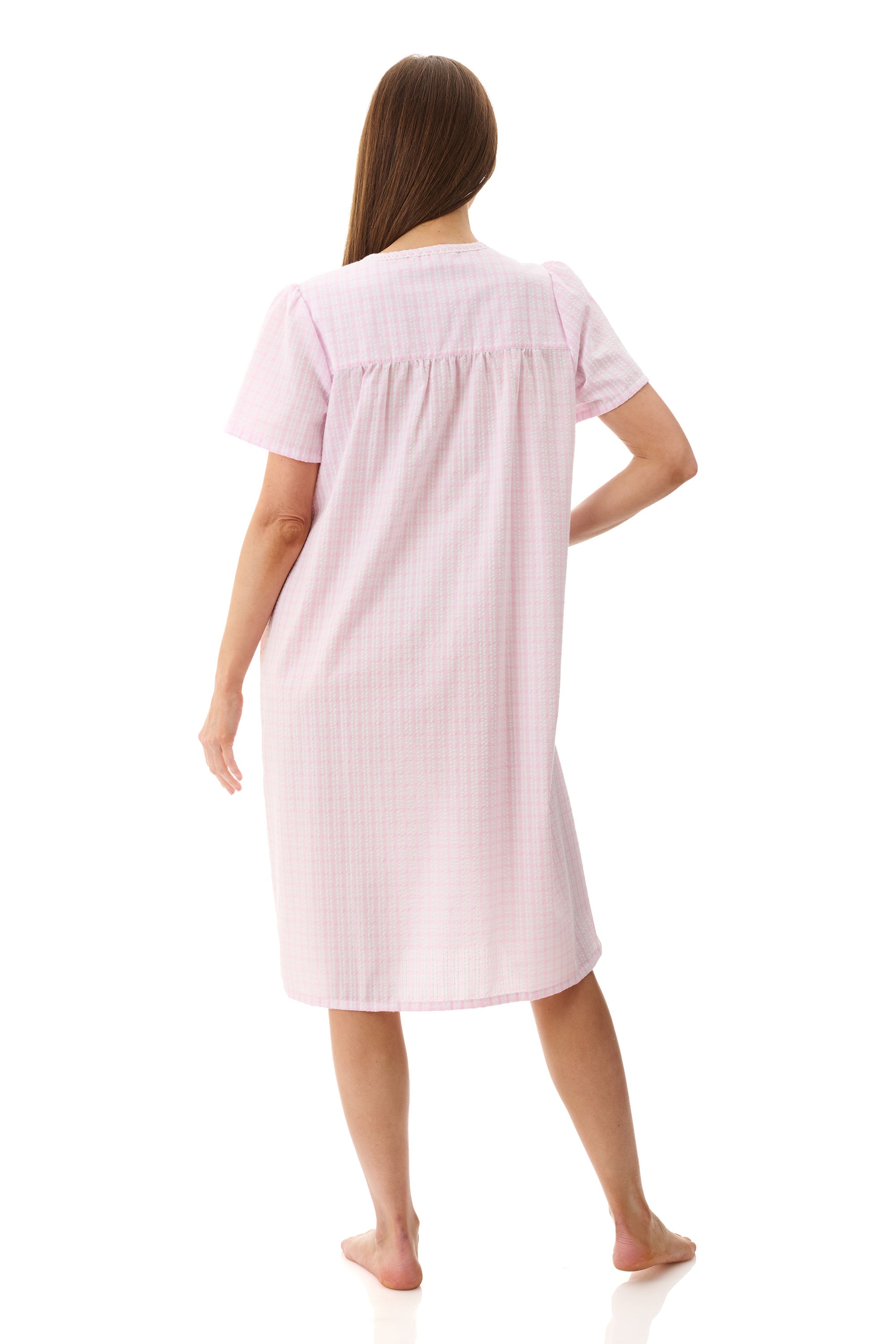 Givoni Check Short Sleeve Short Nightie