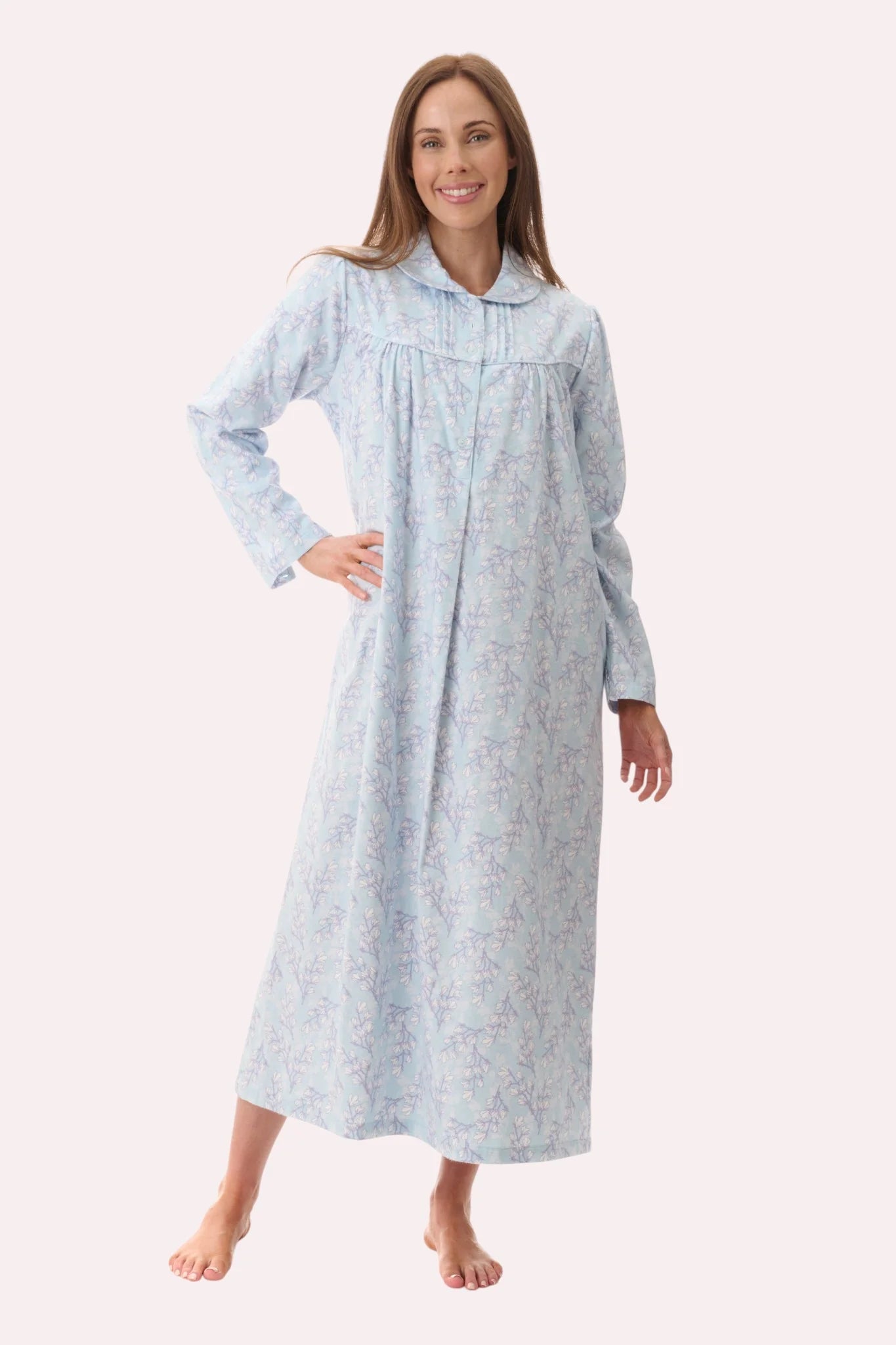 Givoni Jamie Long Collared Nightie