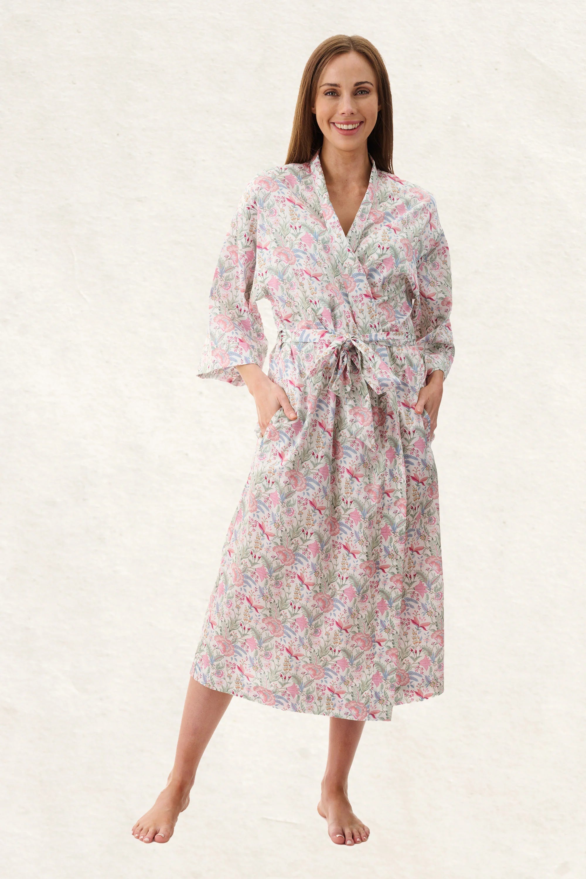 Givoni Viviene Mid Length Wrap Gown