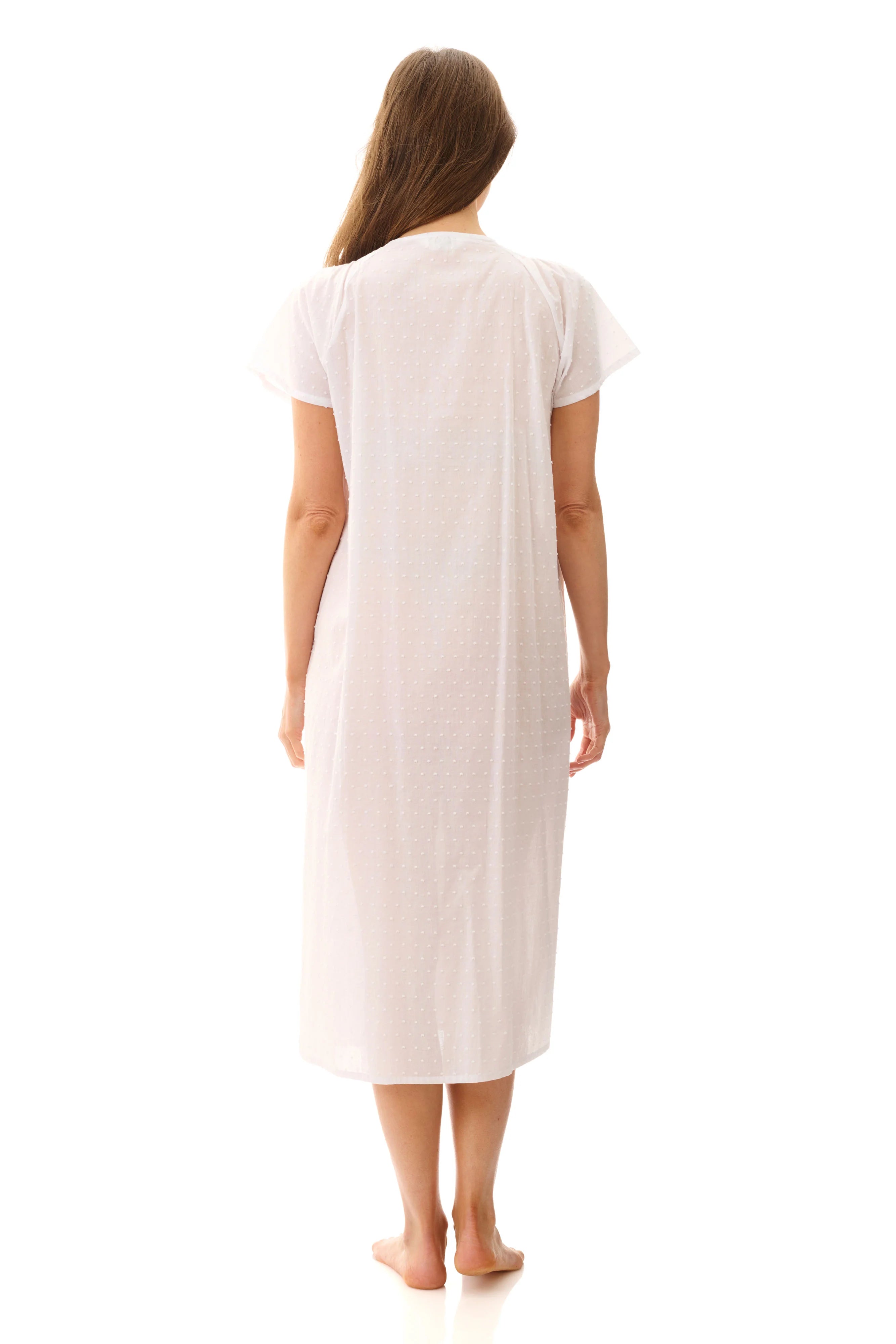 Givoni Mid Nightie with Yoke and Collar