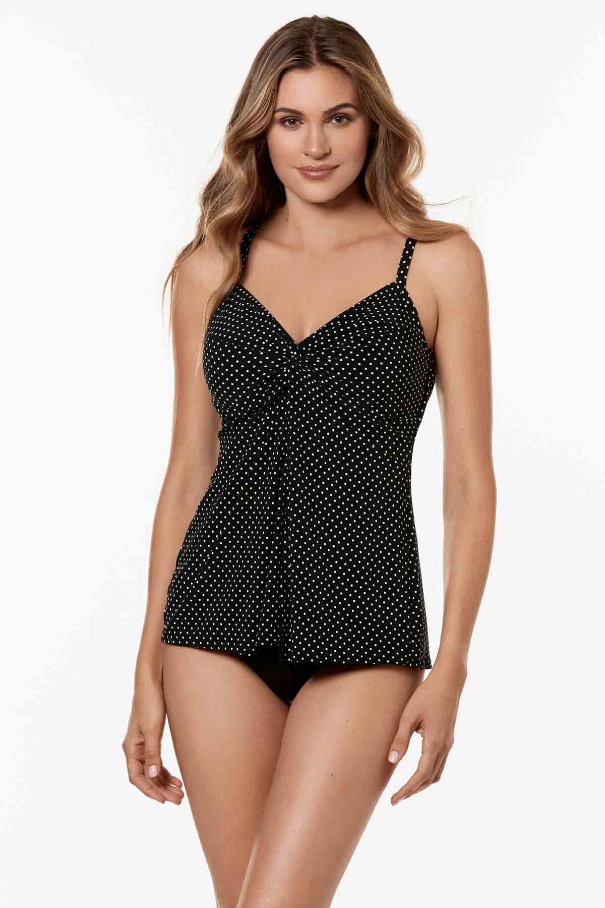 Miraclesuit Swim Pin Point Love Knot Underwired Tankini