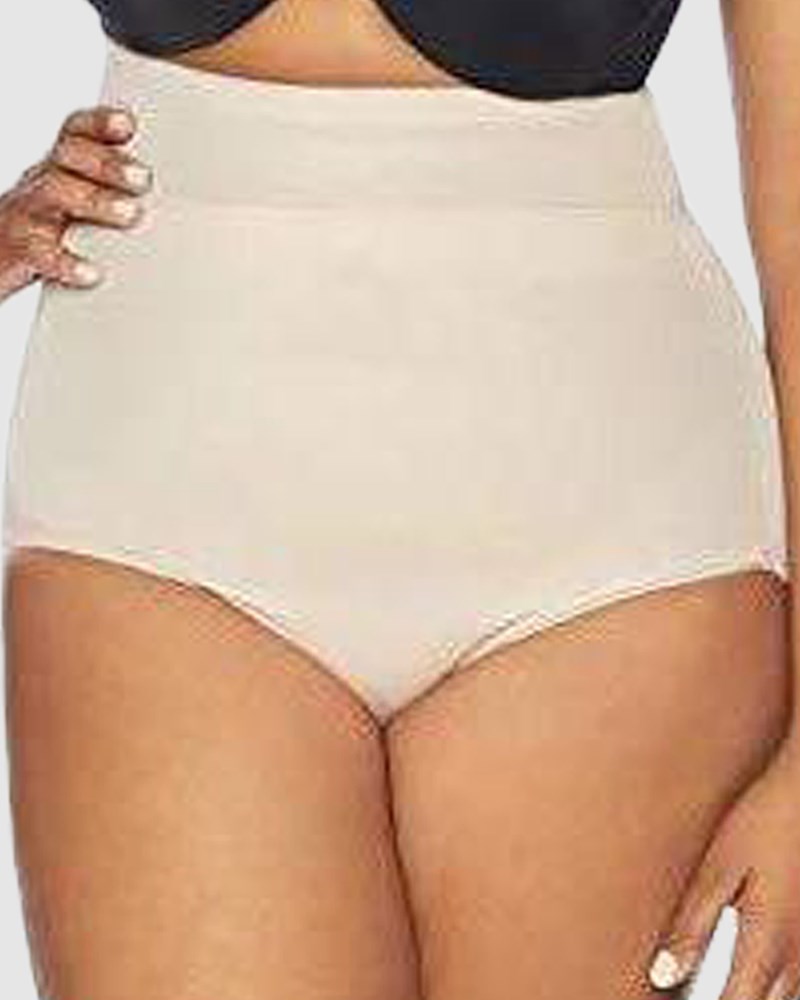 Naomi & Nicole Unbelievable Comfort Plus Size Ultra-High Waist Shaping Brief