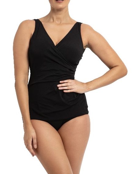 Poolproof Crossover Sheath One-Piece Swimsuit